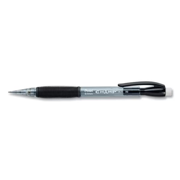 Pencil, Mech, 0.9Mm, Black, PK12, PENTEL, Mfr# AL19A